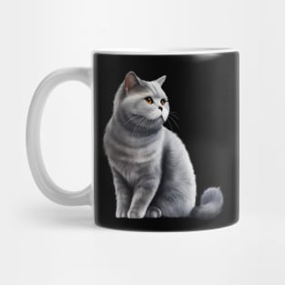 British Shorthair Cat, Love British Shorthair Cats Mug